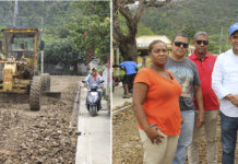 Alcalde Darío Rodríguez encabeza operativo de acondicionamiento de calles en Las Palmas