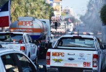 El Gobierno continúa la fumigación en diferentes sectores para combatir el Covid-19