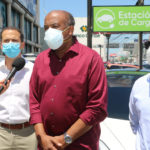 Comando de Campaña de Luis Abinader inaugura estación de carga de vehículos eléctricos