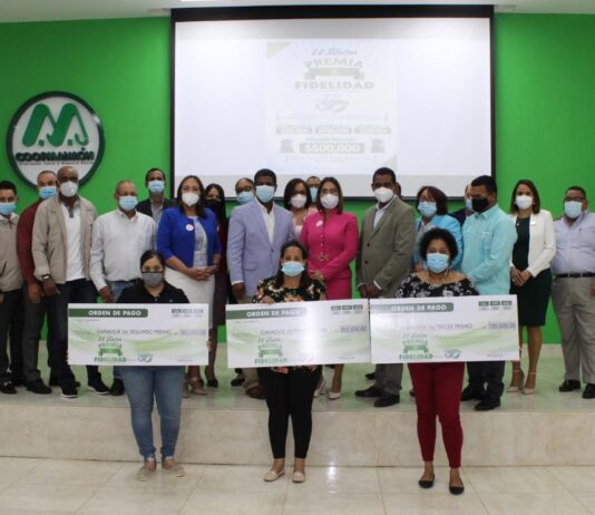 COOPMAIMÓN entrega más de RD$3 millones a ganadores del sorteo electrónico 30 aniversario