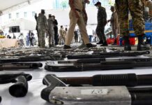 Destruyen las primeras 803 armas recuperadas en la población