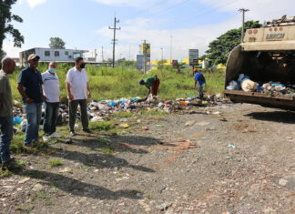 Alcalde Eberto Núñez encabeza jornada ampliada de recolección de desechos sólidos en ocasión del Día Nacional de la Limpieza