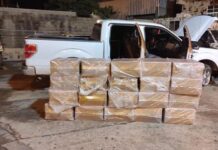 Decomisan 240,000 unidades de cigarrillos de contrabando en el interior de una camioneta en Dajabón