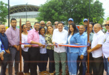Alcalde Eberto Núñez inaugura parque infantil en el sector Los Olímpicos de Bonao