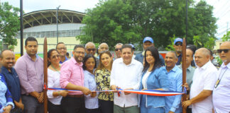 Alcalde Eberto Núñez inaugura parque infantil en el sector Los Olímpicos de Bonao